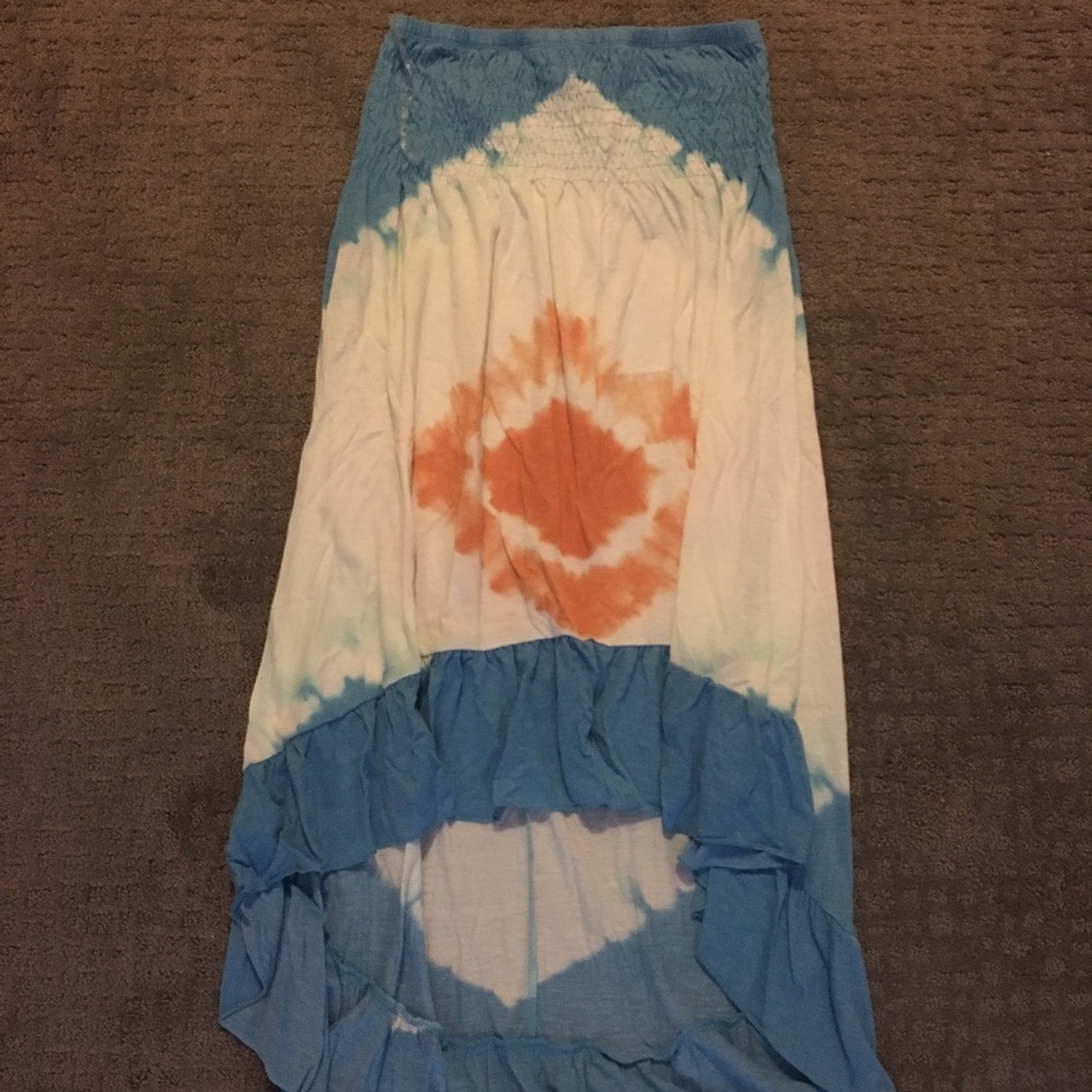 Ocean Drive High-Low Tie Dye Dress